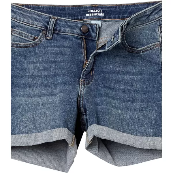 Amazon Essentials Womens 4 Denim ShortVintage Wash