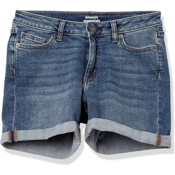 Amazon Essentials Womens 4 Denim ShortVintage Wash