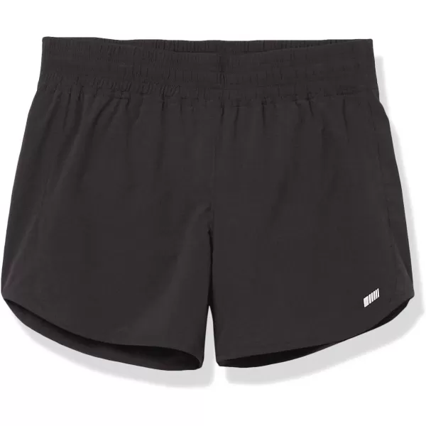 Amazon Essentials Womens 4 Stretch Woven Running ShortBlack