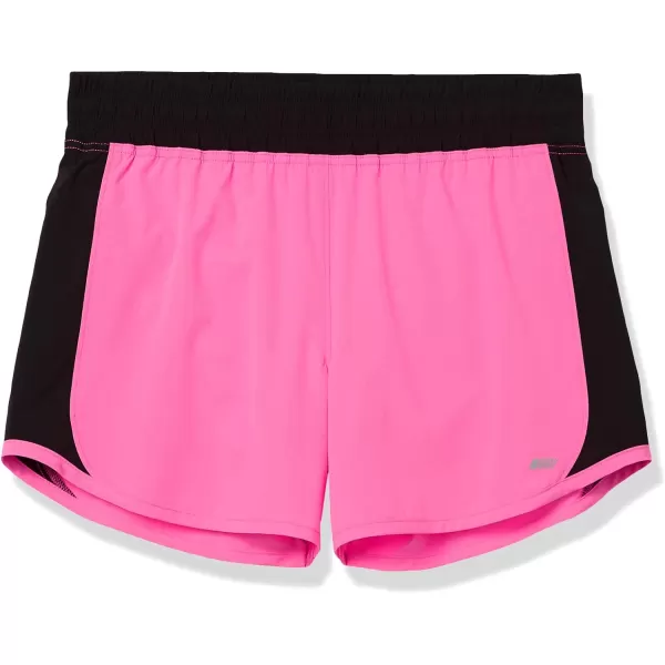 Amazon Essentials Womens 4 Stretch Woven Running ShortBright Pink