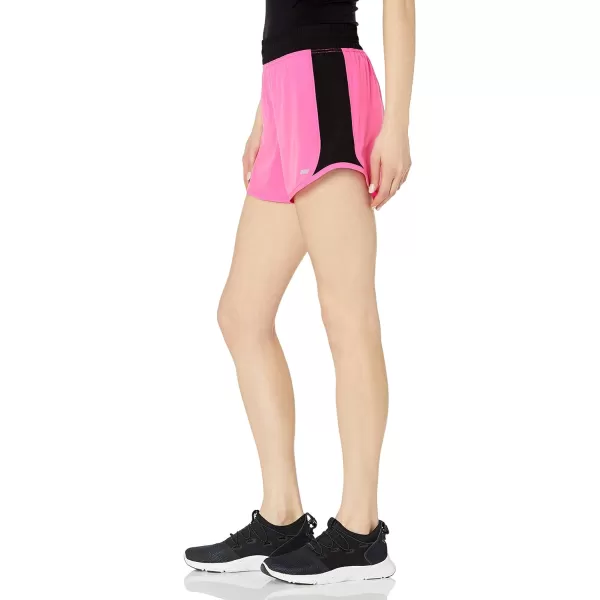 Amazon Essentials Womens 4 Stretch Woven Running ShortBright Pink