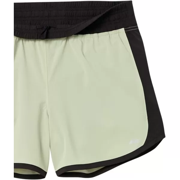 Amazon Essentials Womens 4 Stretch Woven Running ShortLight Green