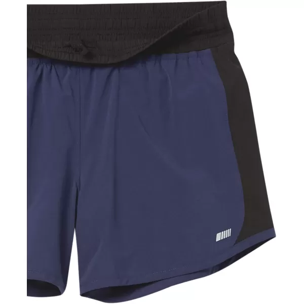 Amazon Essentials Womens 4 Stretch Woven Running ShortNavy