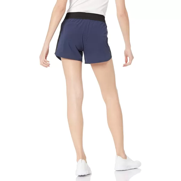 Amazon Essentials Womens 4 Stretch Woven Running ShortNavy