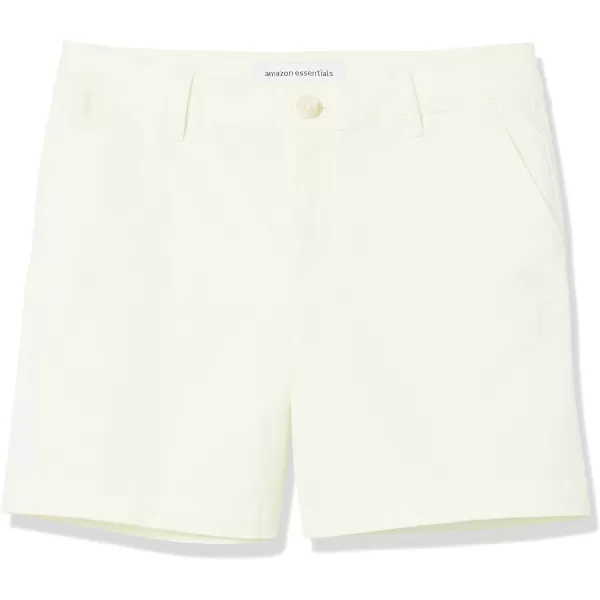 Amazon Essentials Womens 5 Inseam Chino ShortStraight Cream