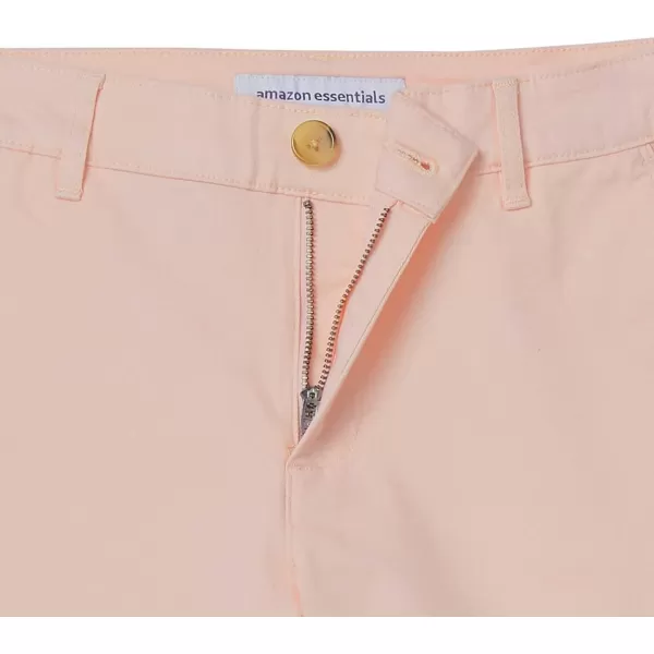 Amazon Essentials Womens 5 Inseam Chino ShortStraight Dusty Pink