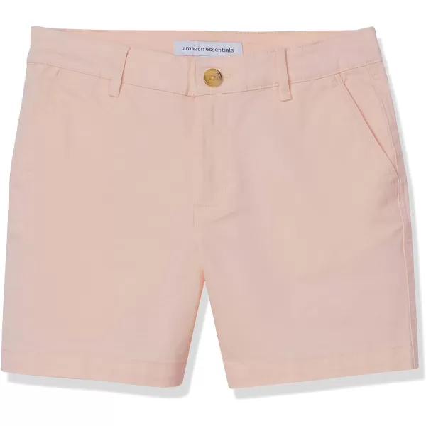 Amazon Essentials Womens 5 Inseam Chino ShortStraight Dusty Pink