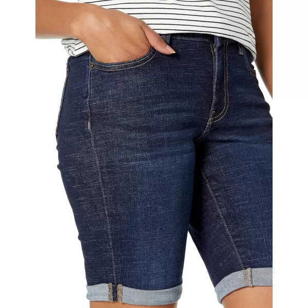 Amazon Essentials Womens 9 Denim Bermuda ShortsDark Wash