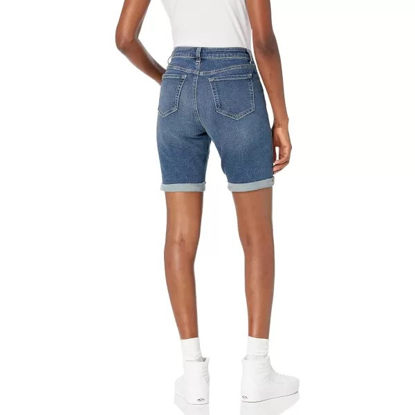 Amazon Essentials Womens 9 Denim Bermuda ShortsVintage Wash