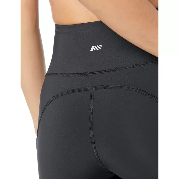 Amazon Essentials Womens Active Sculpt High Rise 7 Bike Shorts with PocketsBlack