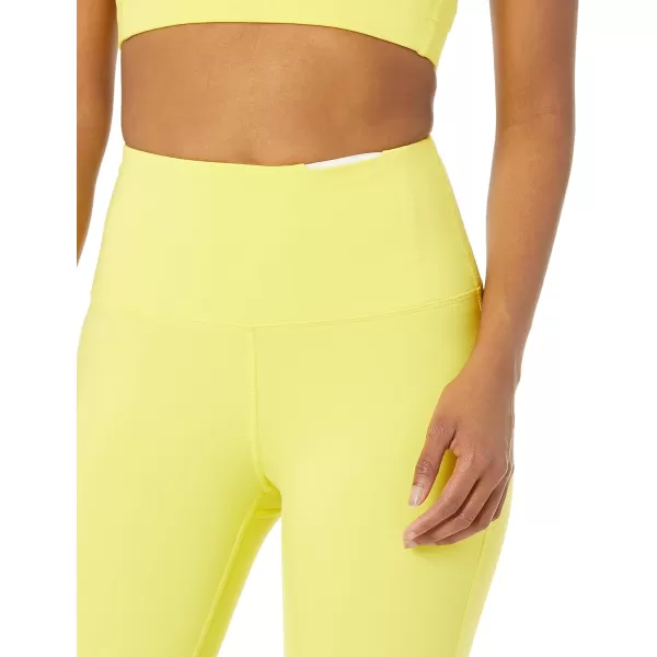 Amazon Essentials Womens Active Sculpt High Rise Capri Legging Available in Plus SizeBright Yellow