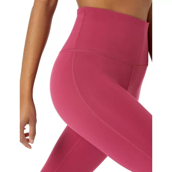 Amazon Essentials Womens Active Sculpt High Rise Capri Legging Available in Plus SizeBurgundy