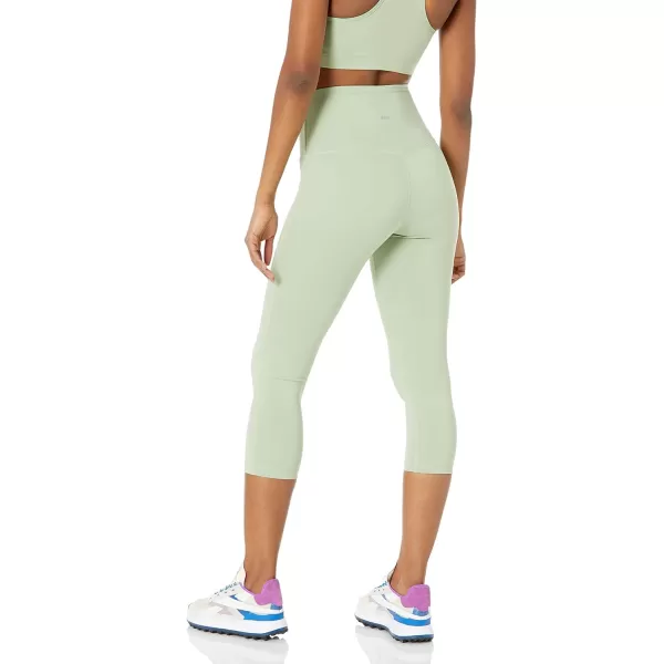 Amazon Essentials Womens Active Sculpt High Rise Capri Legging Available in Plus SizeLight Green