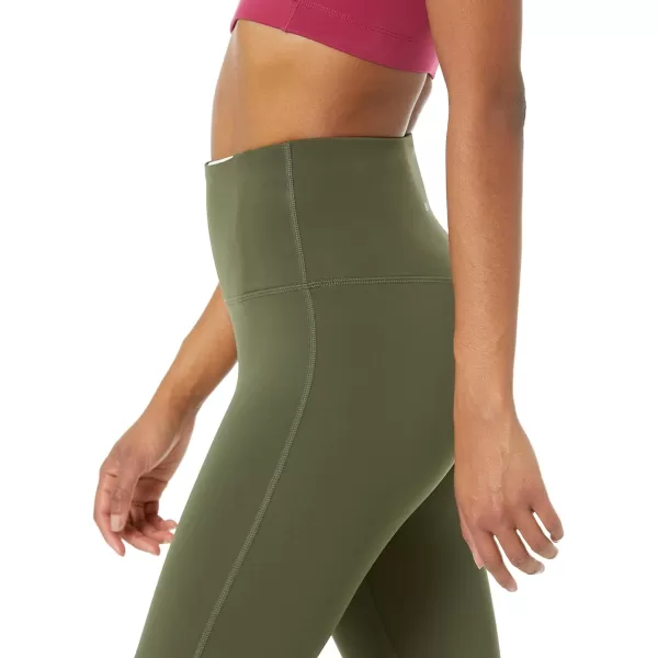 Amazon Essentials Womens Active Sculpt High Rise Capri Legging Available in Plus SizeOlive