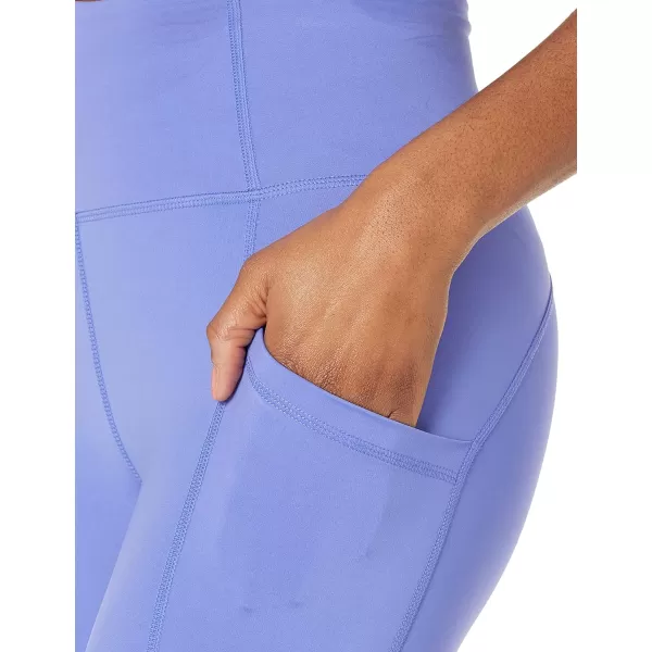 Amazon Essentials Womens Active Sculpt High Rise Capri Legging with Pockets Available in Plus SizePurple