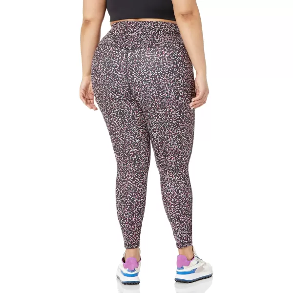Amazon Essentials Womens Active Sculpt HighRise FullLength Legging Available in Plus SizeBlack Confetti Print