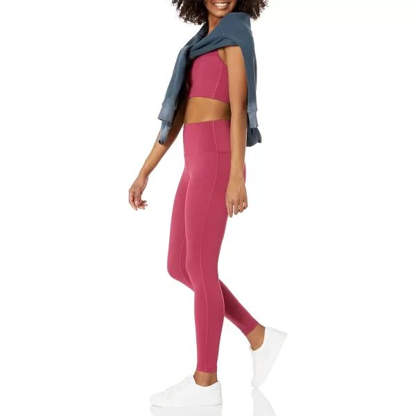 Amazon Essentials Womens Active Sculpt HighRise FullLength Legging Available in Plus SizeBurgundy