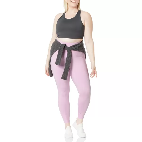 Amazon Essentials Womens Active Sculpt HighRise FullLength Legging Available in Plus SizePale Pink