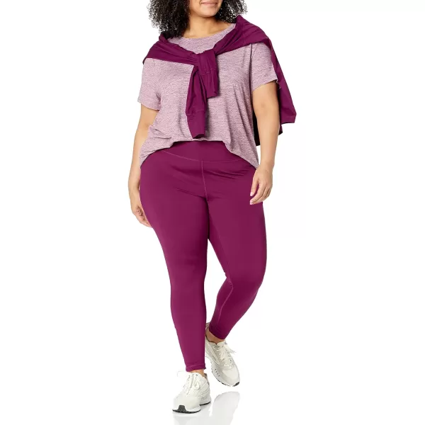 Amazon Essentials Womens Active Sculpt HighRise FullLength Legging Available in Plus SizePlum
