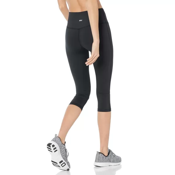 Amazon Essentials Womens Active Sculpt Mid Rise Capri LeggingBlack