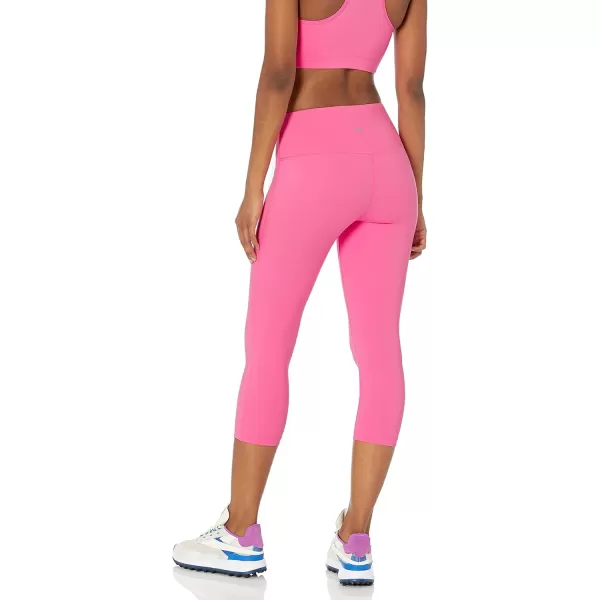Amazon Essentials Womens Active Sculpt Mid Rise Capri LeggingBright Pink