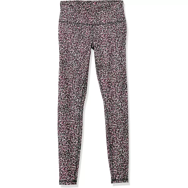 Amazon Essentials Womens Active Sculpt Mid Rise Full Length Legging Available in Plus SizeBlack Confetti Print
