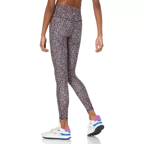 Amazon Essentials Womens Active Sculpt Mid Rise Full Length Legging Available in Plus SizeBlack Confetti Print