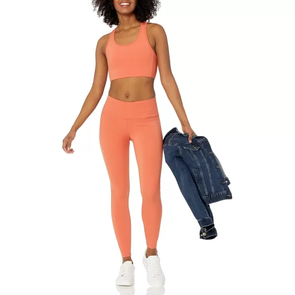 Amazon Essentials Womens Active Sculpt Mid Rise Full Length Legging Available in Plus SizeGinger