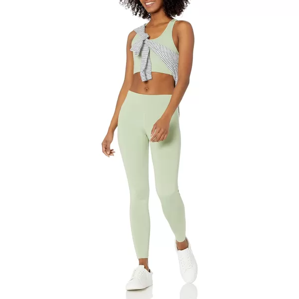 Amazon Essentials Womens Active Sculpt Mid Rise Full Length Legging Available in Plus SizeLight Green