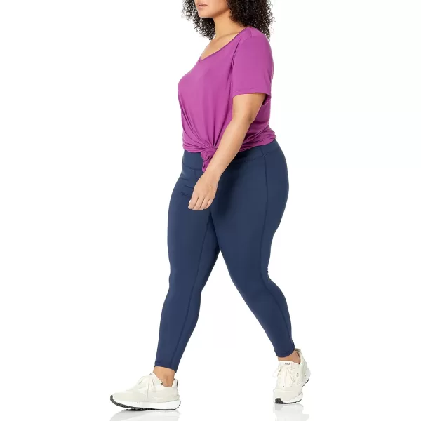 Amazon Essentials Womens Active Sculpt Mid Rise Full Length Legging Available in Plus SizeNavy