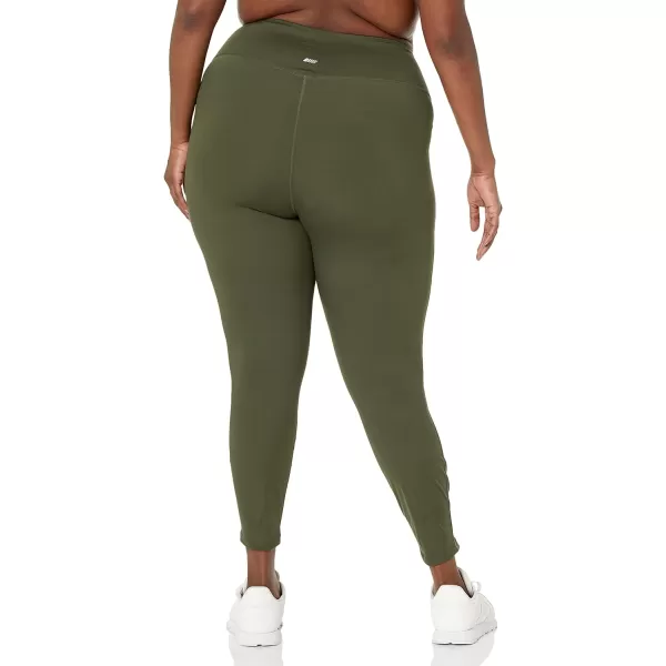 Amazon Essentials Womens Active Sculpt Mid Rise Full Length Legging Available in Plus SizeOlive