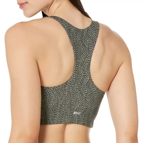 Amazon Essentials Womens Active Sculpt VNeck Sports Bra Available in Plus SizeMulticolor Dots