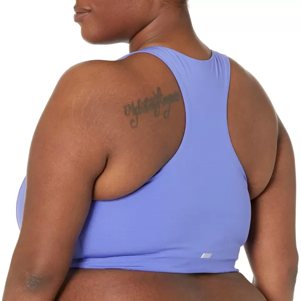 Amazon Essentials Womens Active Sculpt VNeck Sports Bra Available in Plus SizePurple