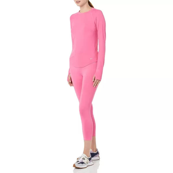 Amazon Essentials Womens Active Seamless LongSleeve TShirtHot Pink