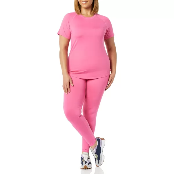 Amazon Essentials Womens Active Seamless SlimFit ShortSleeve TShirtHot Pink