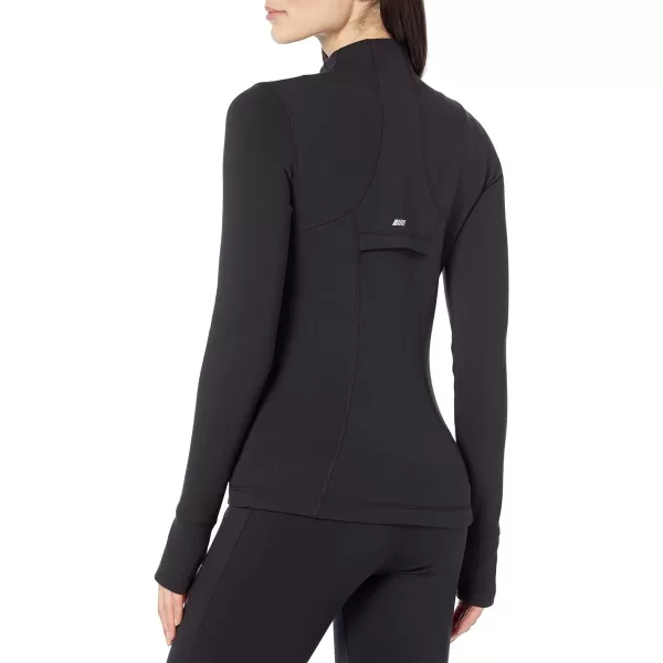 Amazon Essentials Womens Active Sweat Zip Through JacketBlack