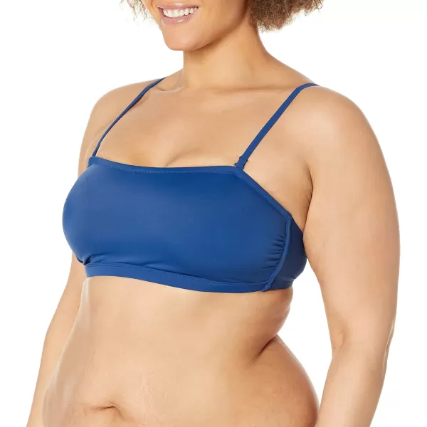 Amazon Essentials Womens Bandeau Swim Top Available in Plus SizeDeep Blue