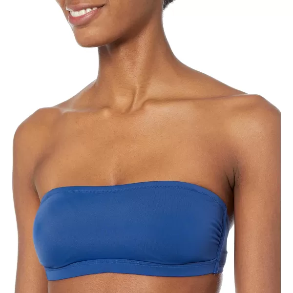 Amazon Essentials Womens Bandeau Swim Top Available in Plus SizeDeep Blue