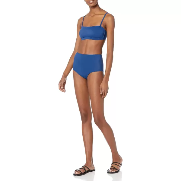 Amazon Essentials Womens Bandeau Swim Top Available in Plus SizeDeep Blue