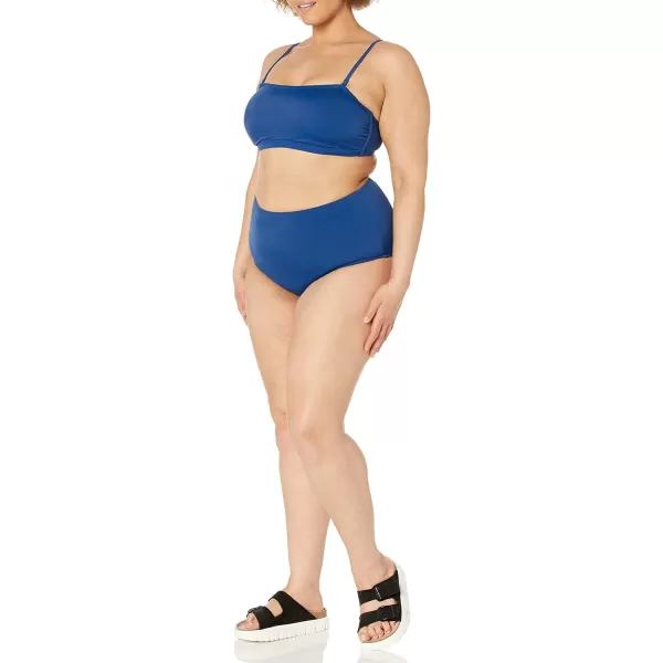 Amazon Essentials Womens Bandeau Swim Top Available in Plus SizeDeep Blue