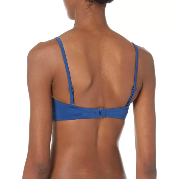 Amazon Essentials Womens Bandeau Swim Top Available in Plus SizeDeep Blue