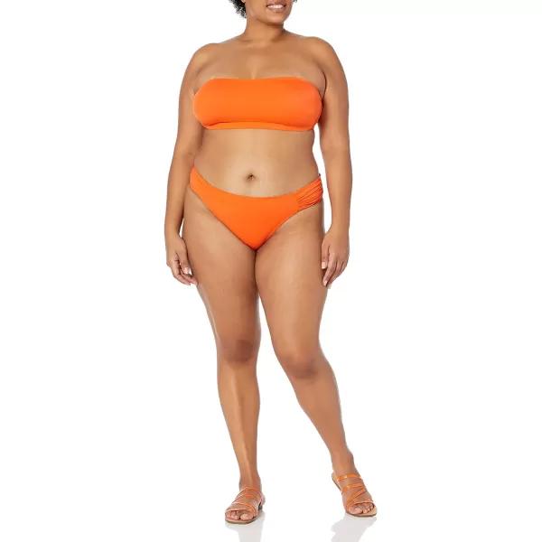 Amazon Essentials Womens Bandeau Swim Top Available in Plus SizeOrange