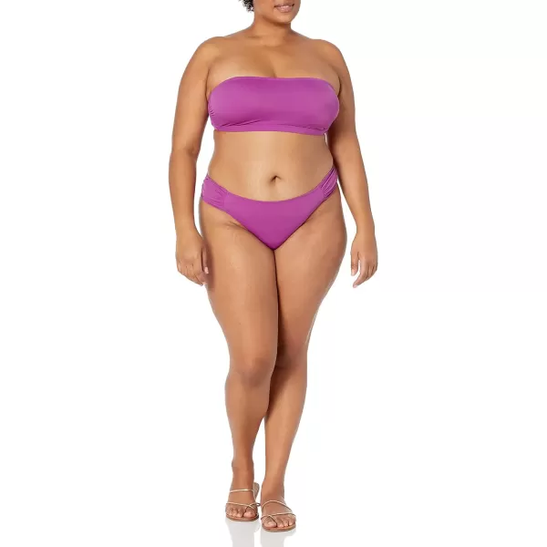 Amazon Essentials Womens Bandeau Swim Top Available in Plus SizeViolet