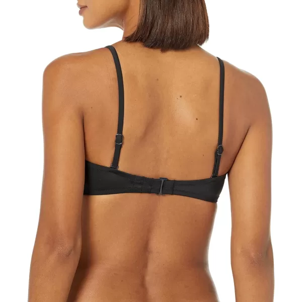 Amazon Essentials Womens Bandeau Swim Top Available in Plus SizeWashed Black