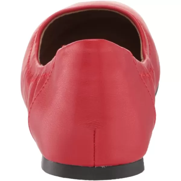 Amazon Essentials Womens Belice Ballet FlatBright Poppy Red