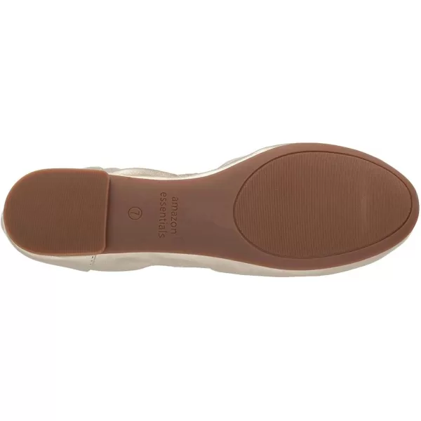 Amazon Essentials Womens Belice Ballet FlatGold