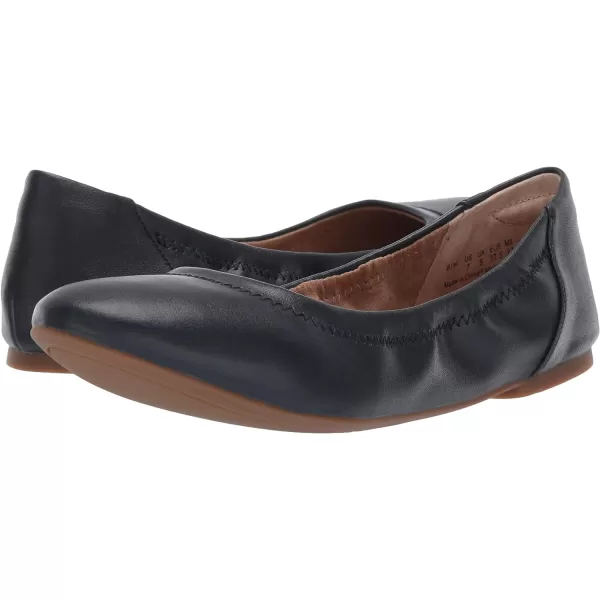 Amazon Essentials Womens Belice Ballet FlatNavy Faux Leather