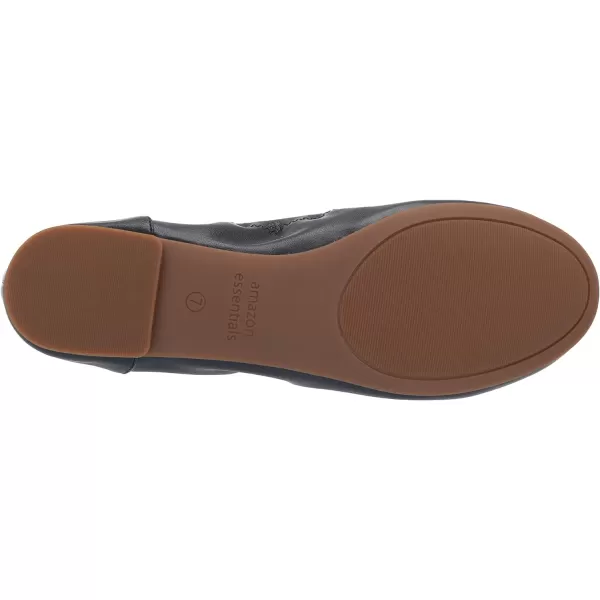 Amazon Essentials Womens Belice Ballet FlatNavy Faux Leather