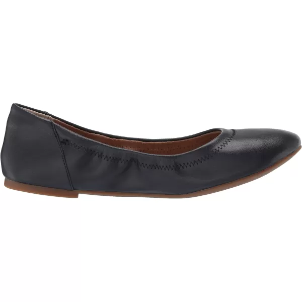 Amazon Essentials Womens Belice Ballet FlatNavy Faux Leather