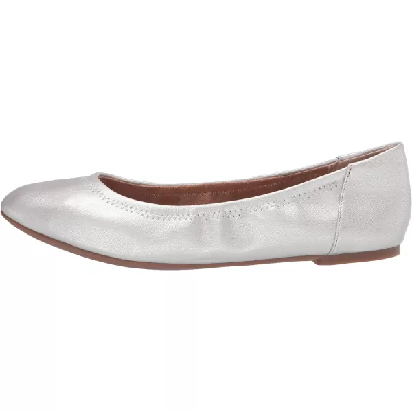 Amazon Essentials Womens Belice Ballet FlatSilver